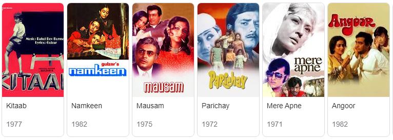 Earlier Cinema of Gulzar